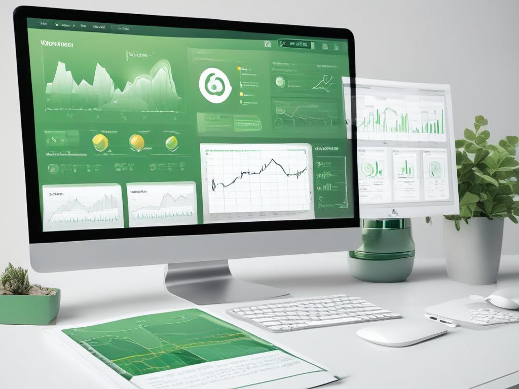 a high resolution image of a digital portfolio management dashboard