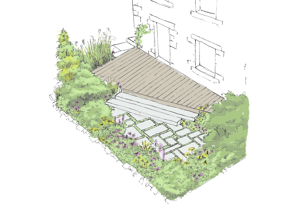 Aménagement paysager professionnel à Louannec - Projet de jardin complet