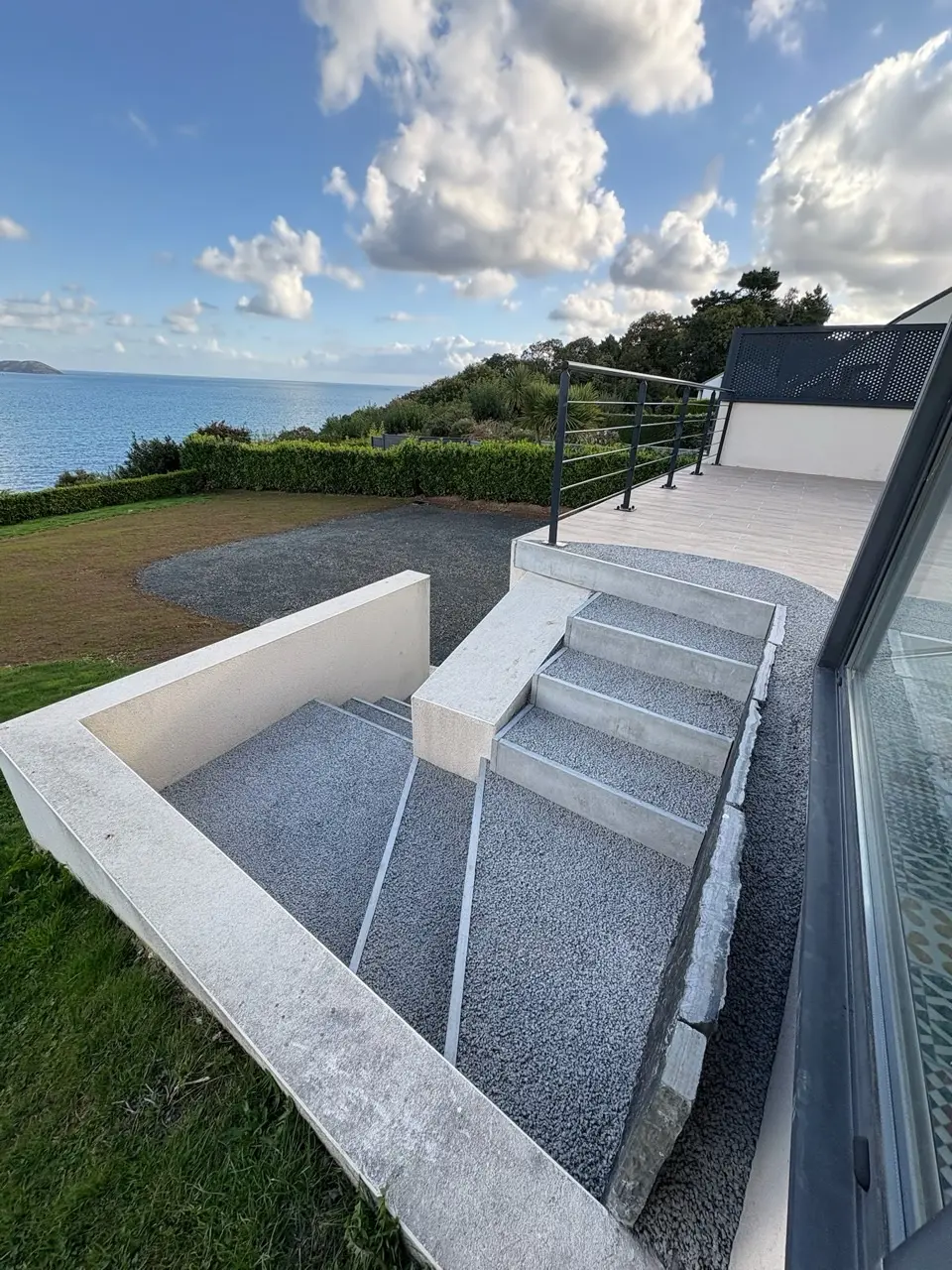 Création Escalier Extérieur en Pierre