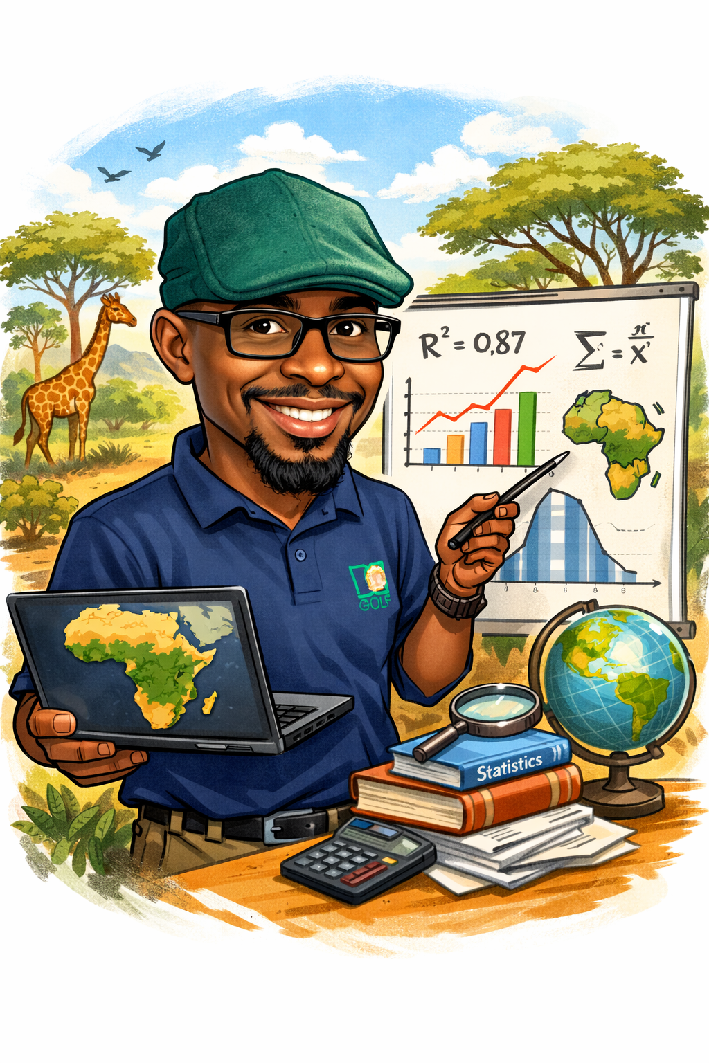 Data visualization showing charts and analysis