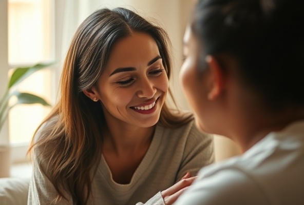 Person experiencing peace and emotional clarity