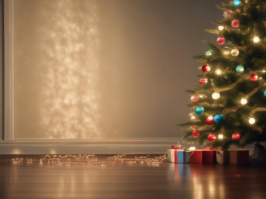classic Christmas lights, holiday decorations