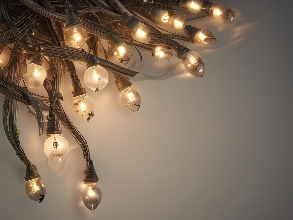 classic Christmas lights, string lights, holiday decorations