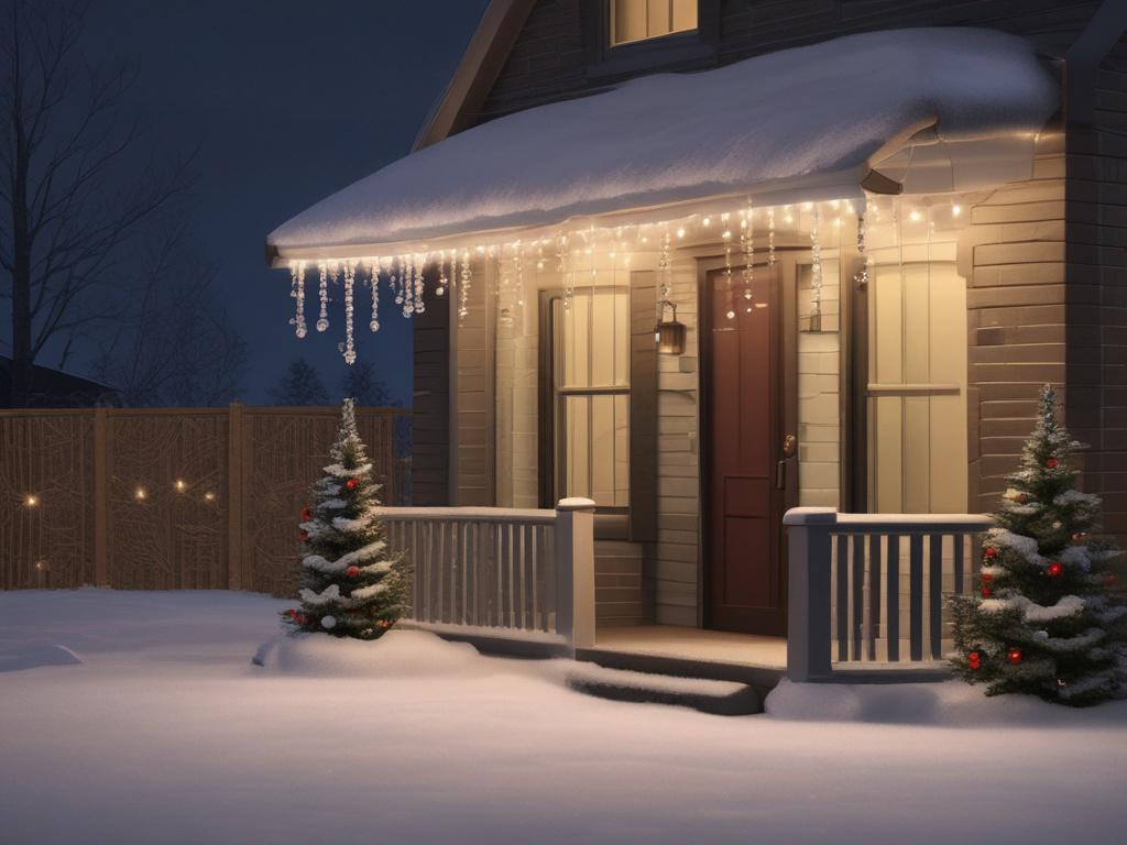 icicle lights, holiday decorations, LED lights
