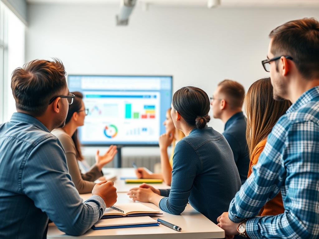 A vibrant close up shot of a training session in