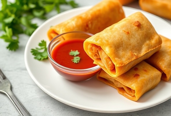 Shrimp and Pork Egg Rolls