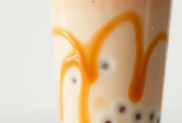 Signature Milk Tea with fresh boba