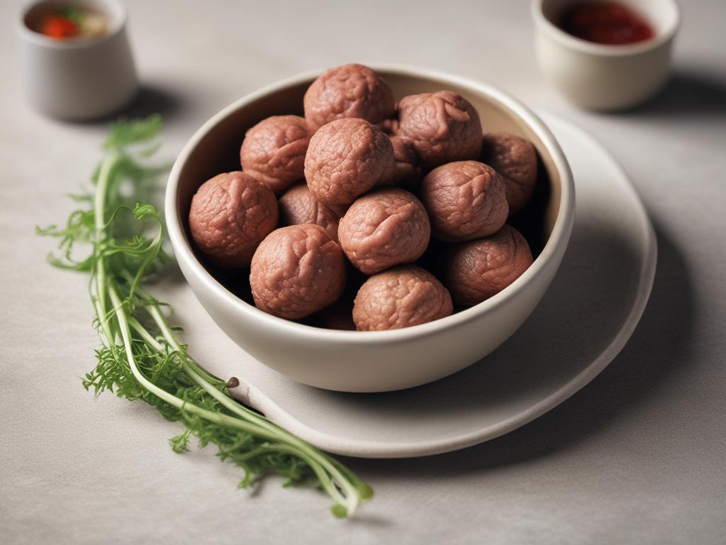 beef balls, savory, Asian cuisine