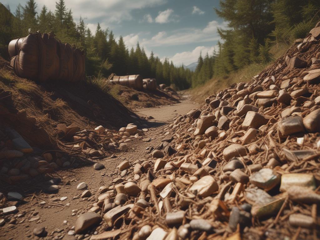 **AI Image Generation Prompt:**

Create a realistic, high-resolution photo that embodies the concept of "Transforming Waste into Resources." The composition should be simple and clear, featuring a single, compelling subject: a neatly arranged selection of reclaimed materials, including metal, plastic, and electronic components, seamlessly blending into one cohesive display. 

The subject should be positioned centrally in the frame, showcasing the textures and colors of the different materials—shiny copper w