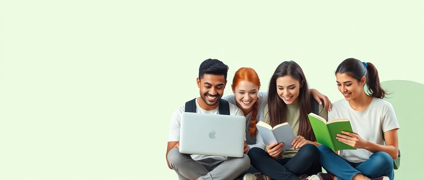 Students learning together