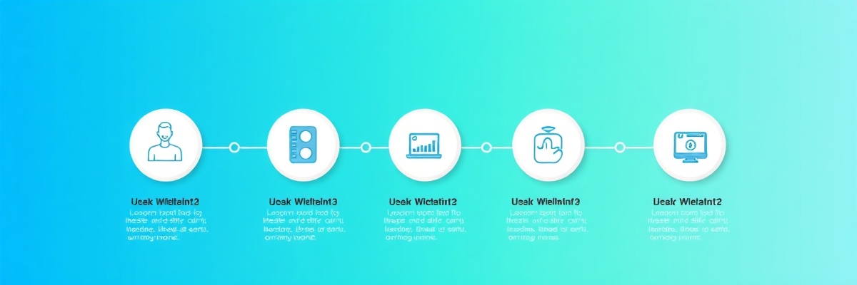 4-step wellness progression infographic