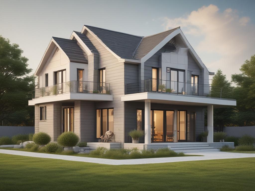 smart home, contemporary architecture, family living, energy efficiency