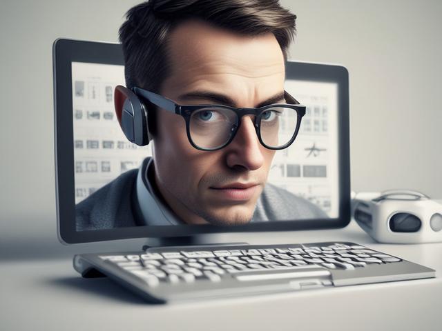 **AI Image Generation Prompt:**

Create a realistic, high-resolution photo that reflects the theme of a blog titled "The AI Fraud Crisis Is Here – Are We Ready?". The composition should be simple and clear, featuring a single subject—a thoughtful, professional-looking individual, a middle-aged woman with a focused expression, seated at a contemporary desk. She should have an open laptop in front of her, displaying data analytics related to fraud detection.

The subject should be dressed in smart, business-c