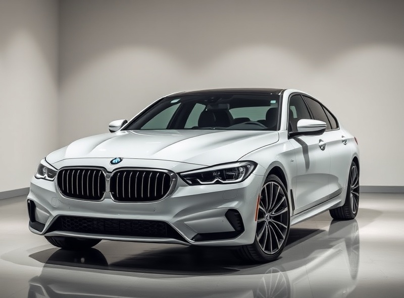 Premium car exterior after complete detailing