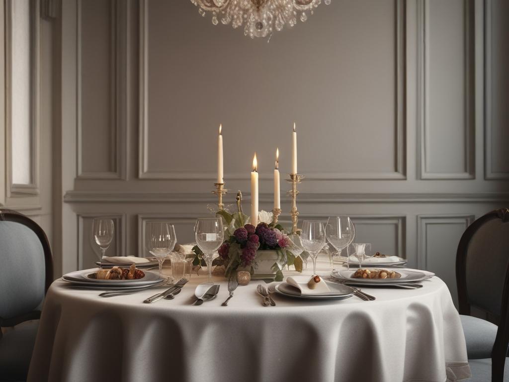 luxurious dining, private dinner, Italian cuisine, elegant presentation