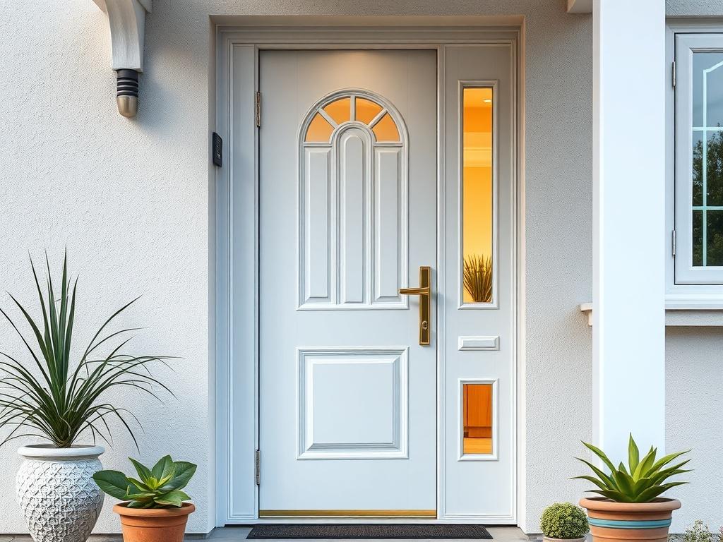 A high resolution image showing a beautifully designed custom uPVC