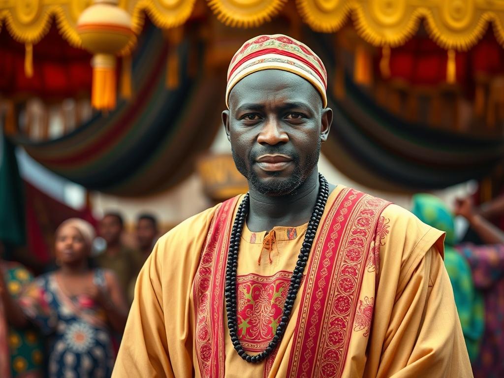 A realistic high resolution of a popular Nollywood actor in