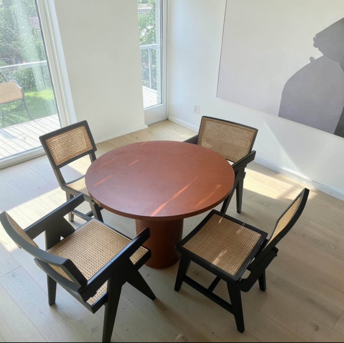 Henry Danish Walnut Pedestal Dining Table