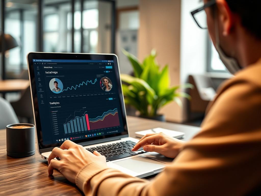 A close up shot of a person engaging in a