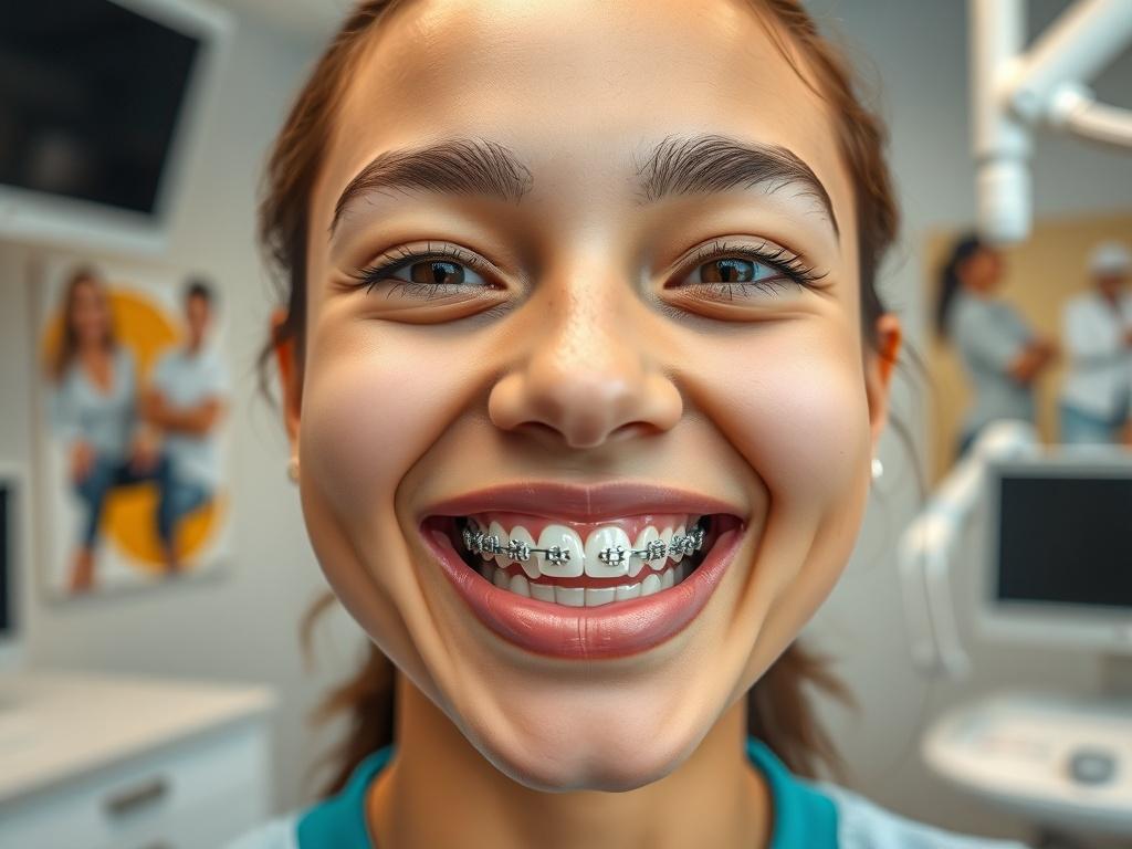 A high resolution close up shot of a patient wearing