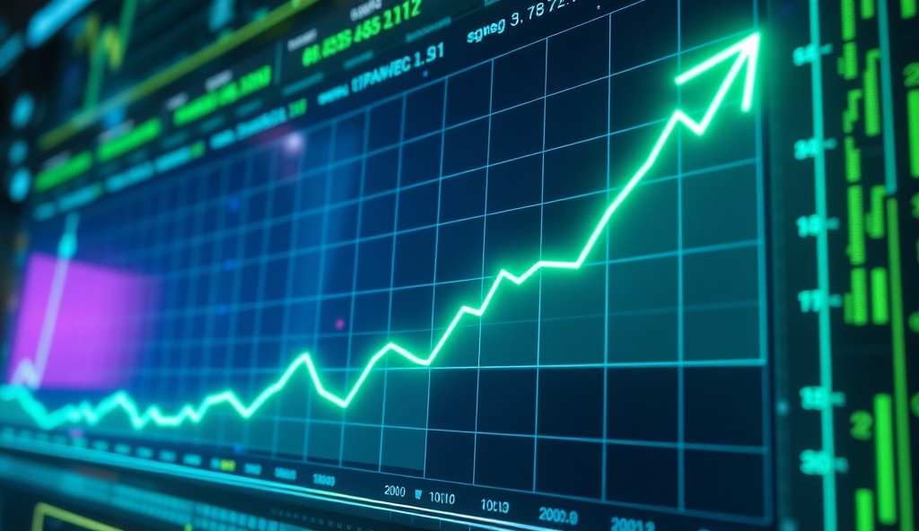 Profitability metrics and growth visualization