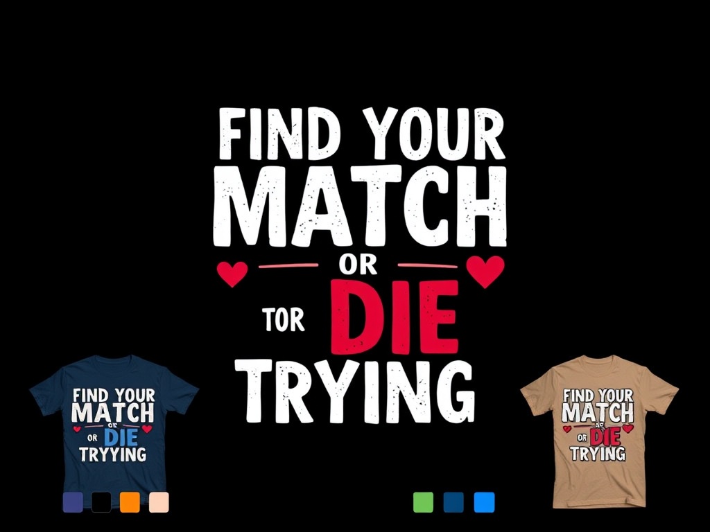 Dirty Dating t-shirts with funny slogans