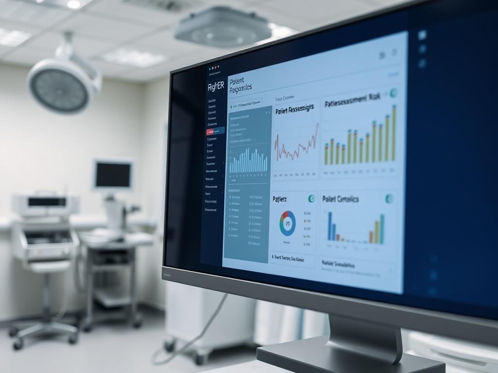 A sleek interface of the RightER software displayed on a