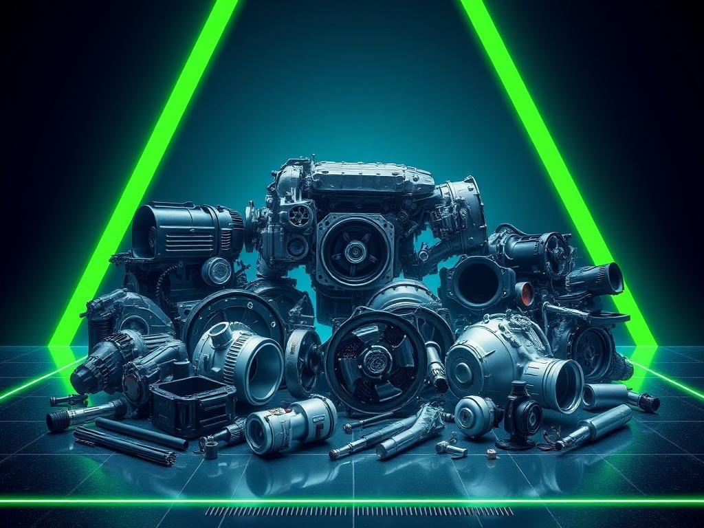 A high resolution image of a variety of second hand