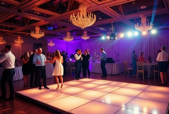 Wedding Reception - DJ 8ARMZ performing at elegant wedding event