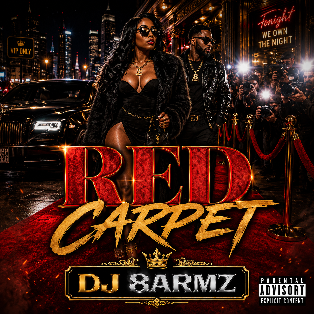 Red Carpet Blend - DJ 8ARMZ Mix Cover Art