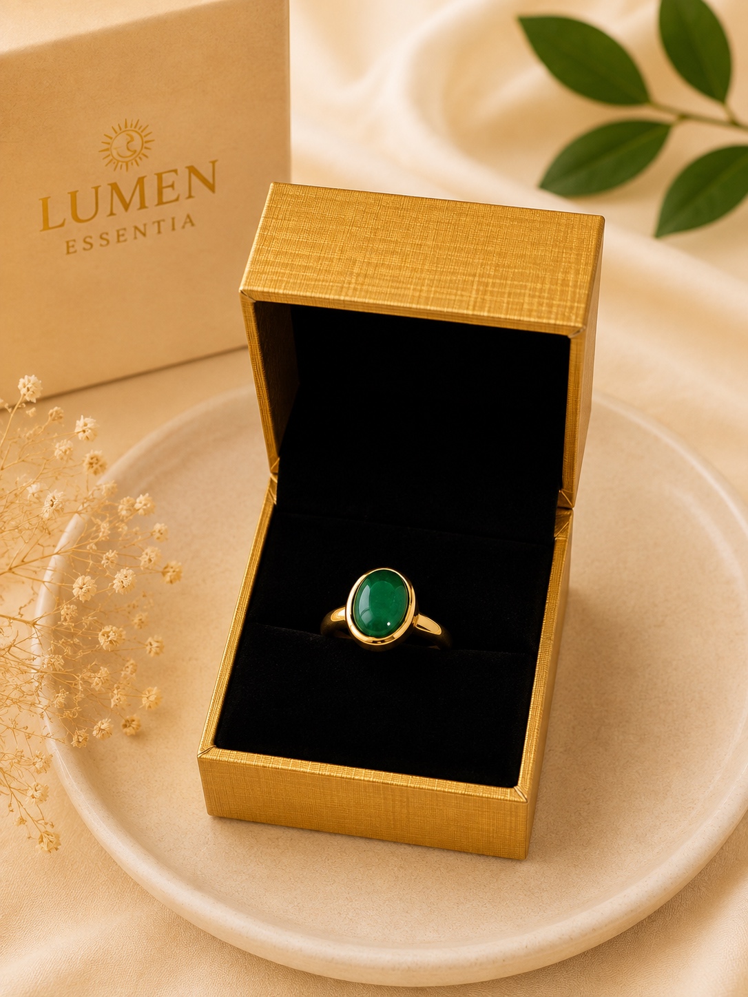 Δαχτυλίδι Emerald Aura