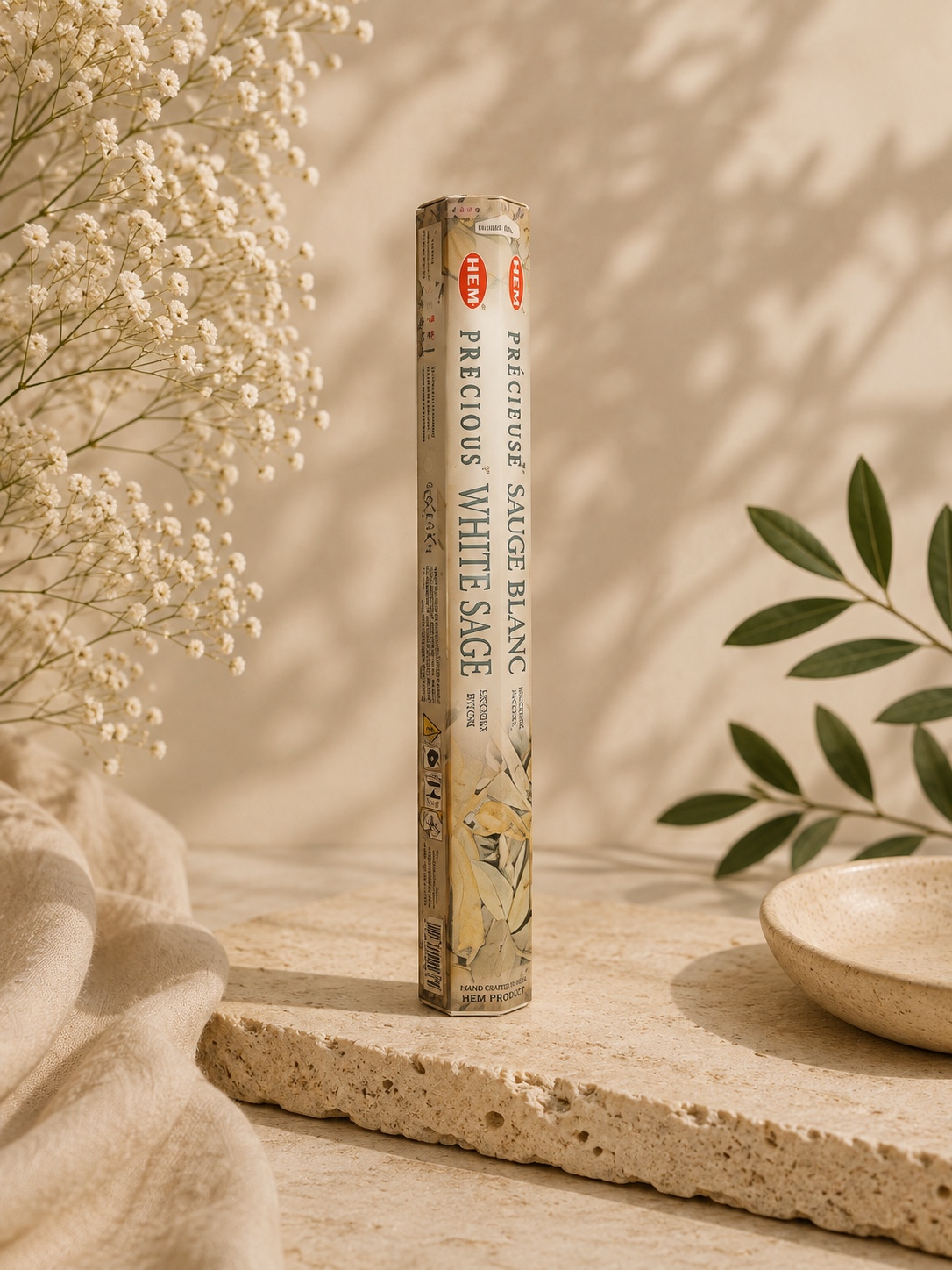 Θυμίαμα HEM Precious White Sage (Λευκή Φασκομηλιά)
