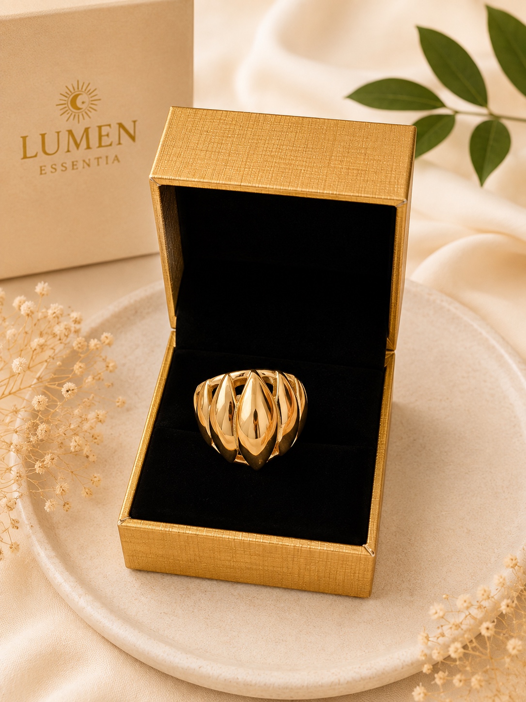 Δαχτυλίδι Golden Lotus