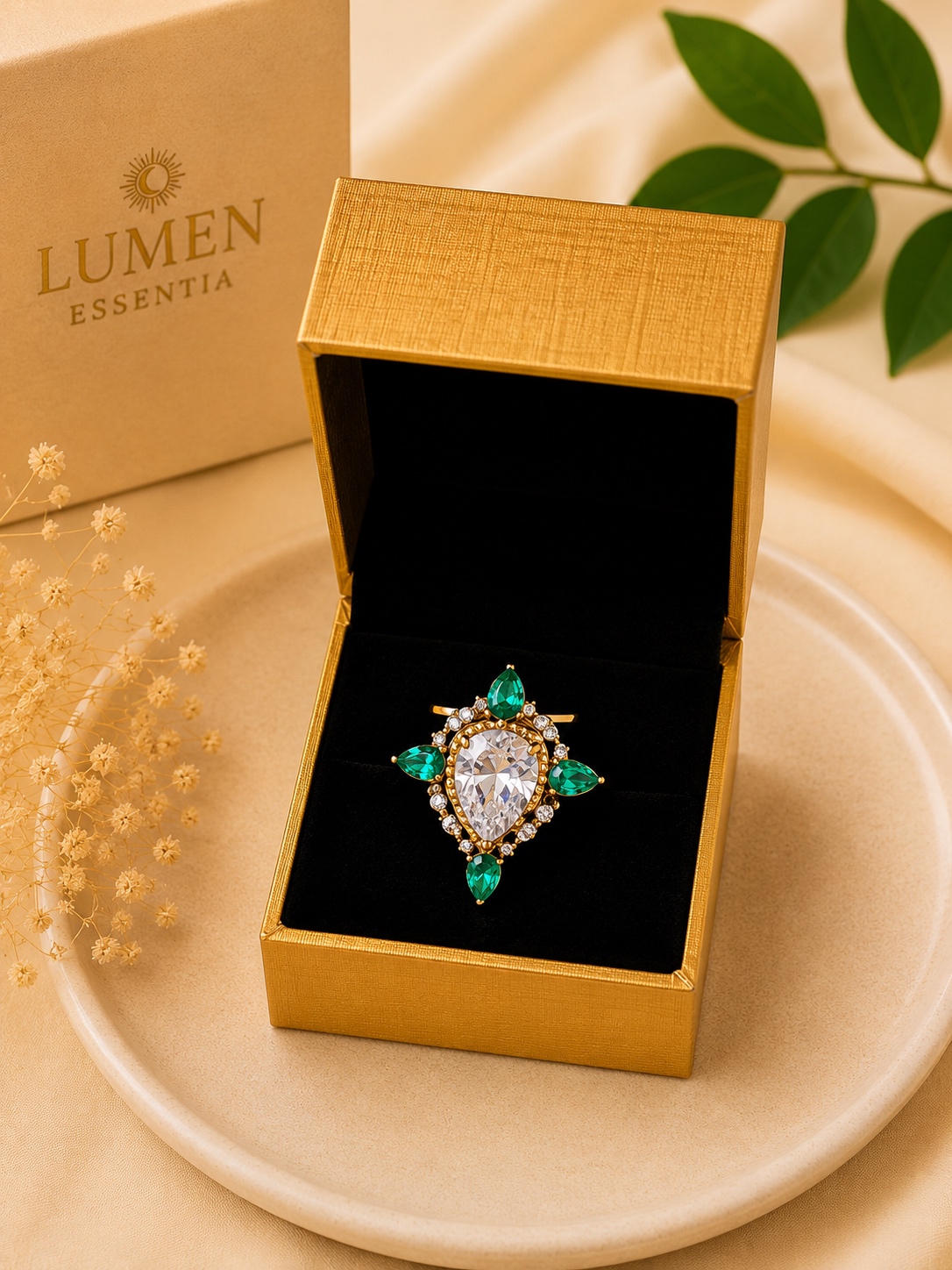 Δαχτυλίδι Emerald Radiance