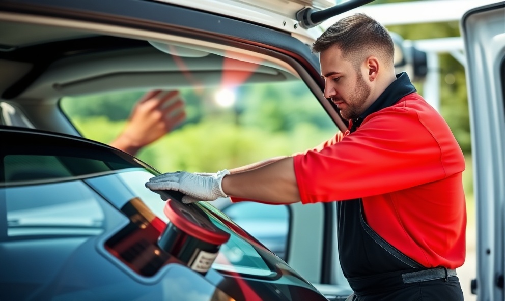 Mobile vehicle glass service