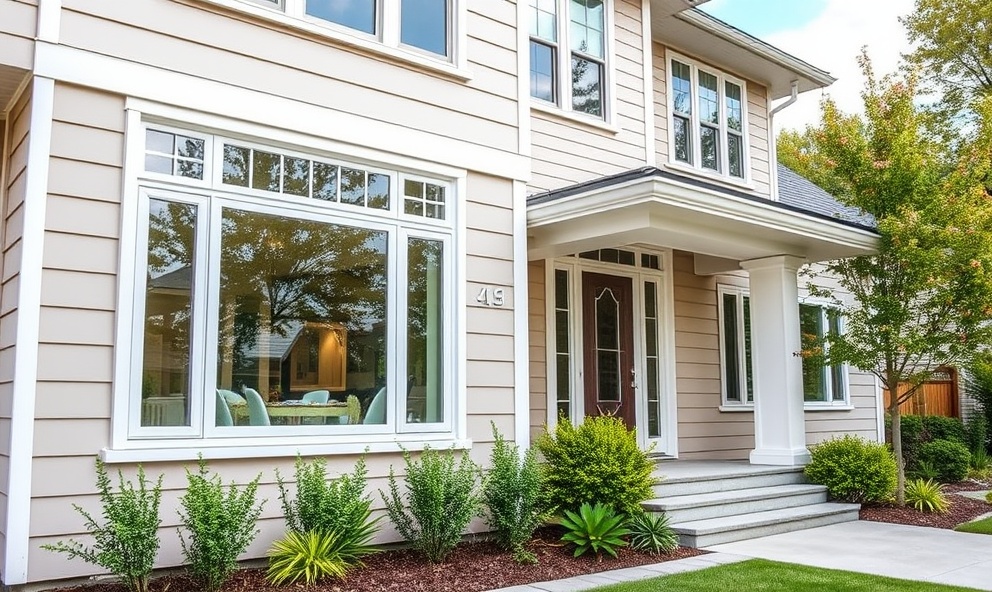 Residential glass installation for safety and appearance