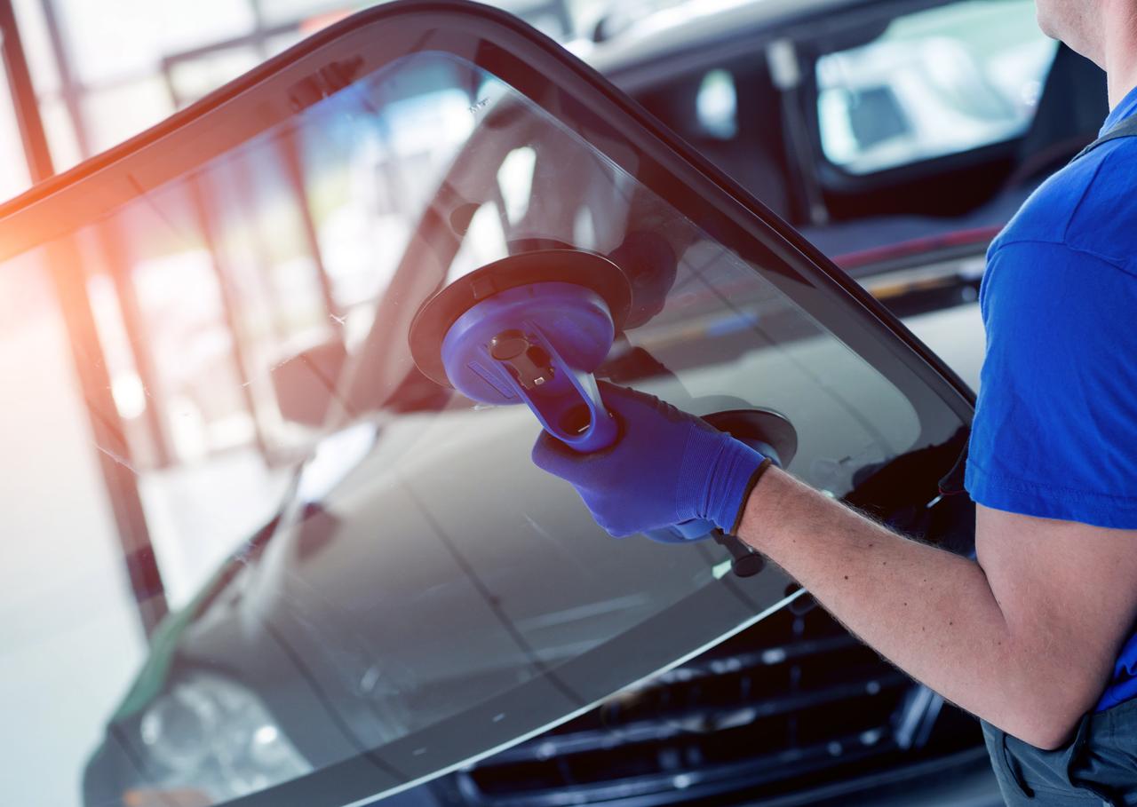 Vehicle glass installation