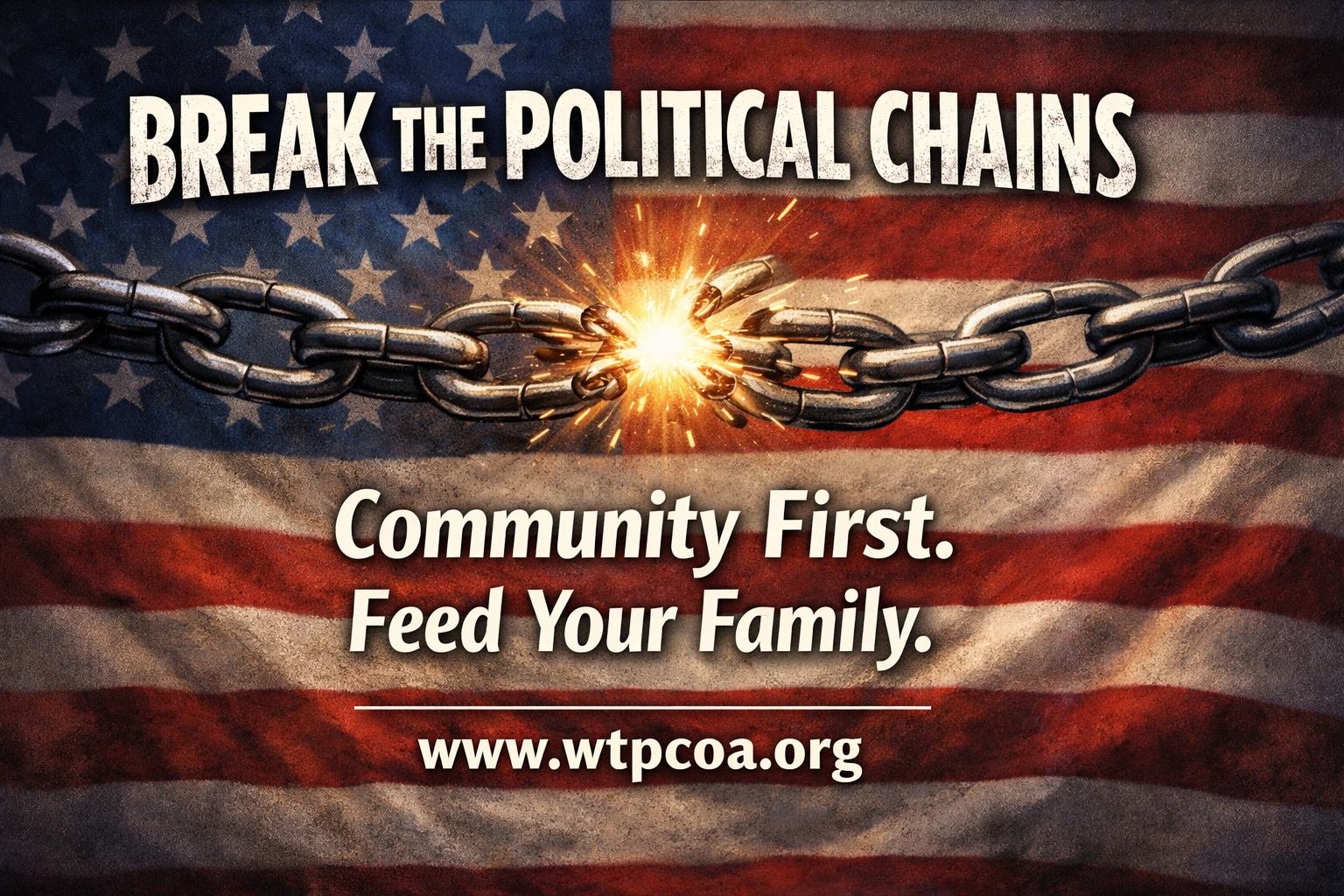 breaking chains, community first message.png