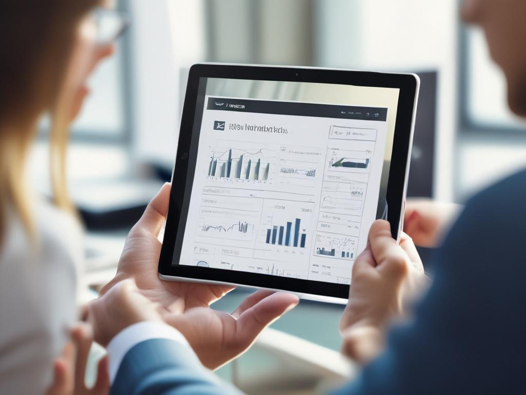 A close up shot of an investment advisor showing a