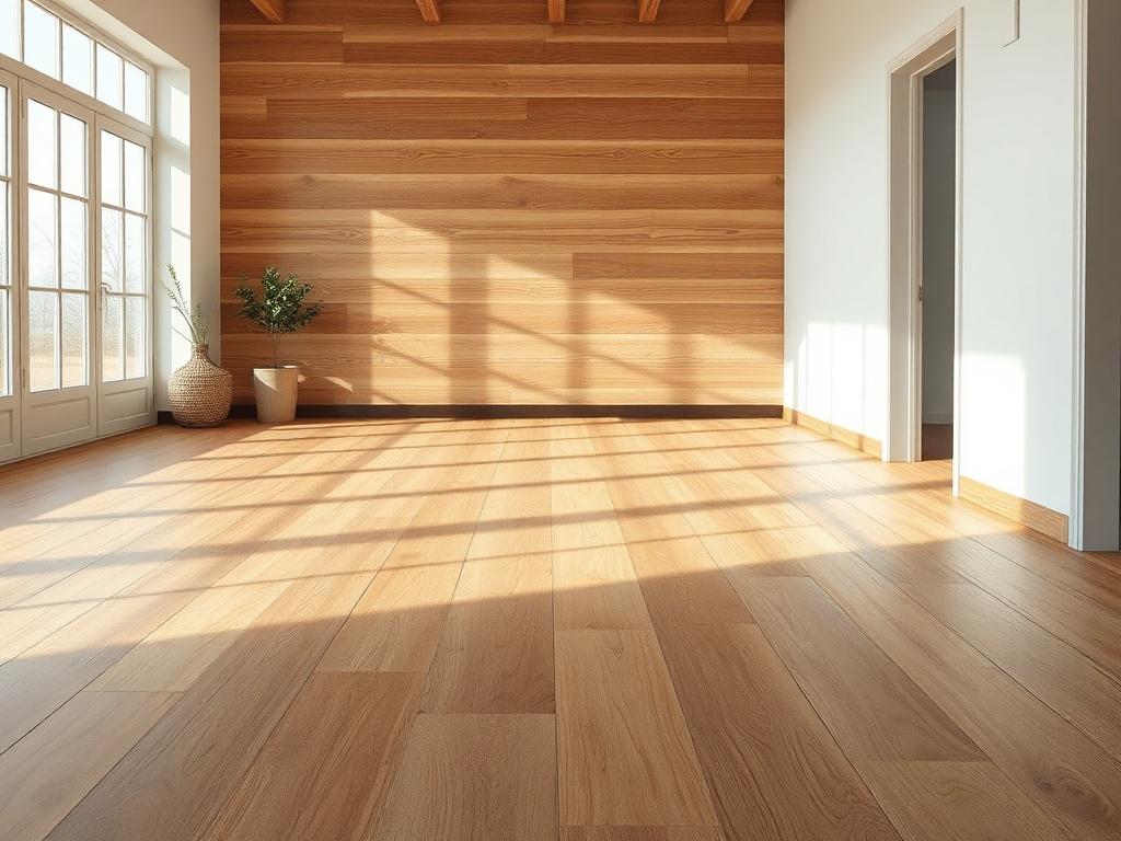 A realistic high resolution of a beautifully designed wooden floor