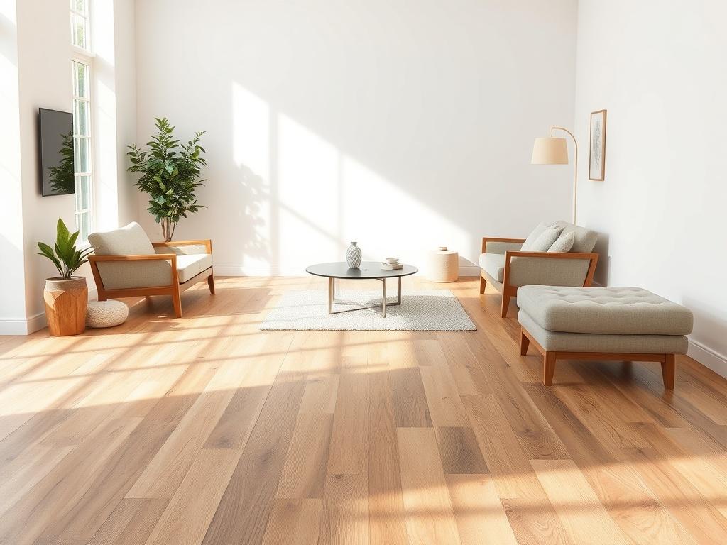 A high resolution image of Engineered Wood Flooring, laid out