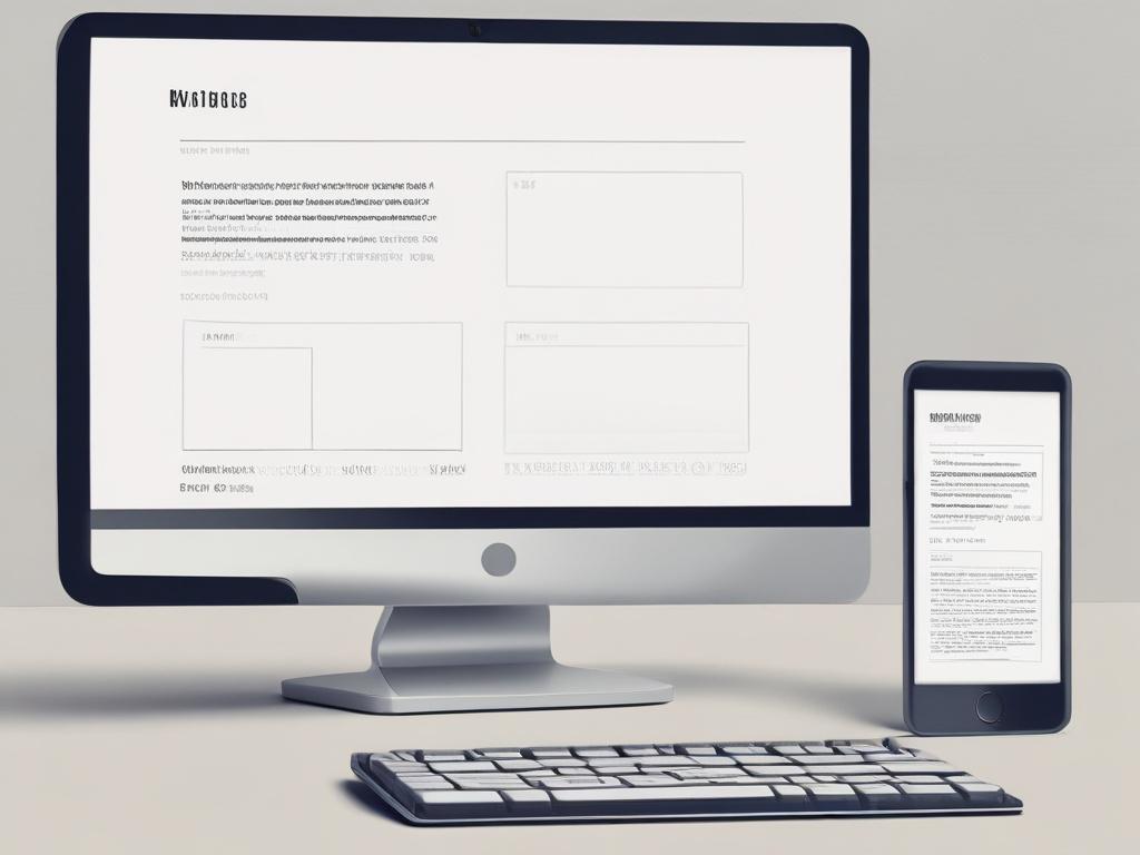 minimalistic website design, clean lines, simple colors, focus on essential