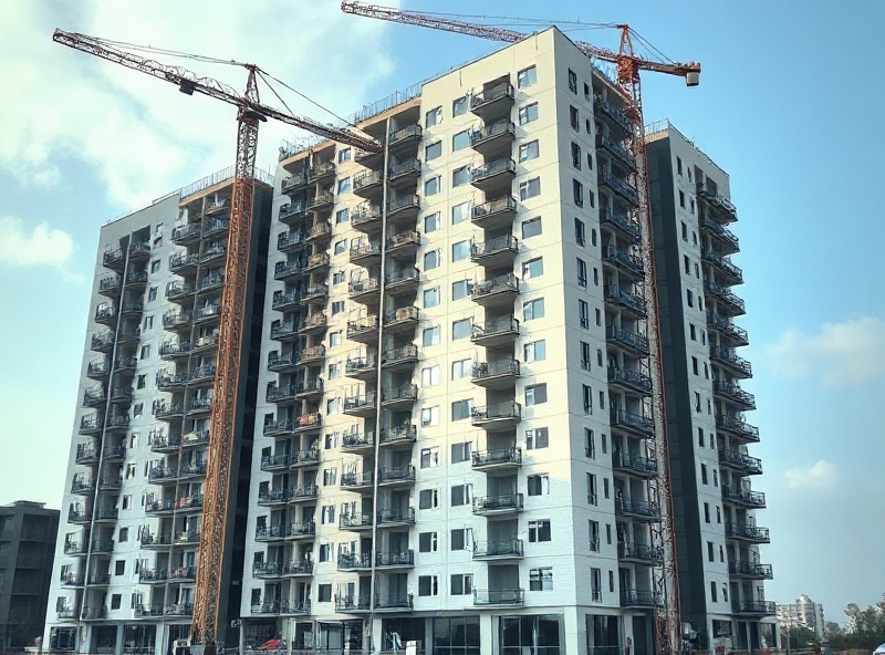 Großbauprojekt Mehrfamilienhäuser