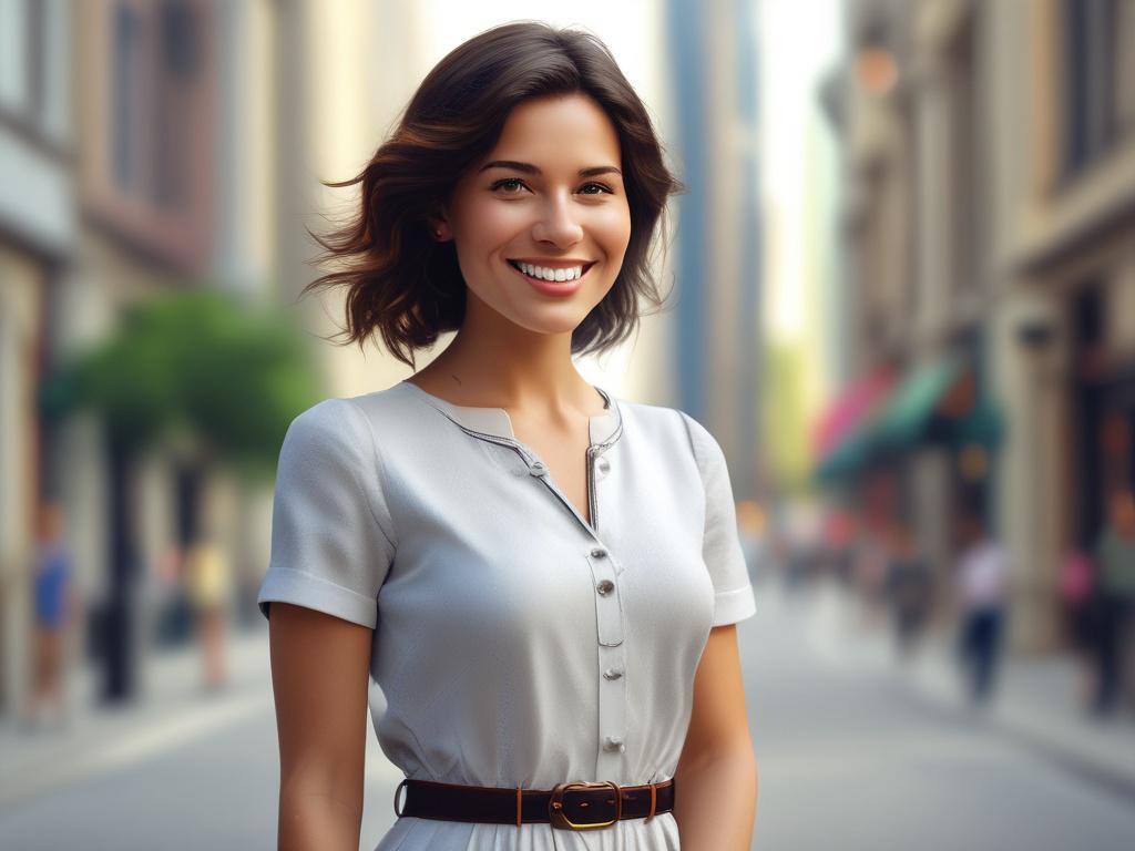 A stunning, high resolution image of a beautiful woman in