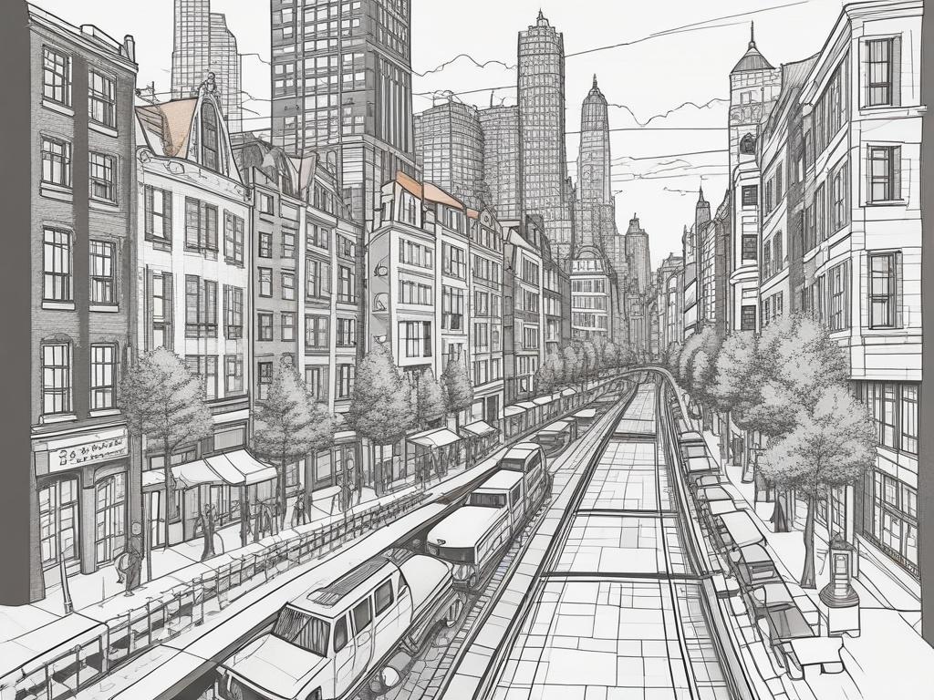 **Prompt for AI Image Generation:**

Create a high-quality illustration that captures the essence of "De Toekomst van Duurzame Steden." The composition should be simple and clear, focusing on a single subject: a vibrant, modern sustainable cityscape. This cityscape should prominently feature green architecture, such as buildings integrated with vertical gardens and solar panels. 

The setting should convey a sense of harmony between nature and urban life, showing trees, parks, and renewable energy sources l