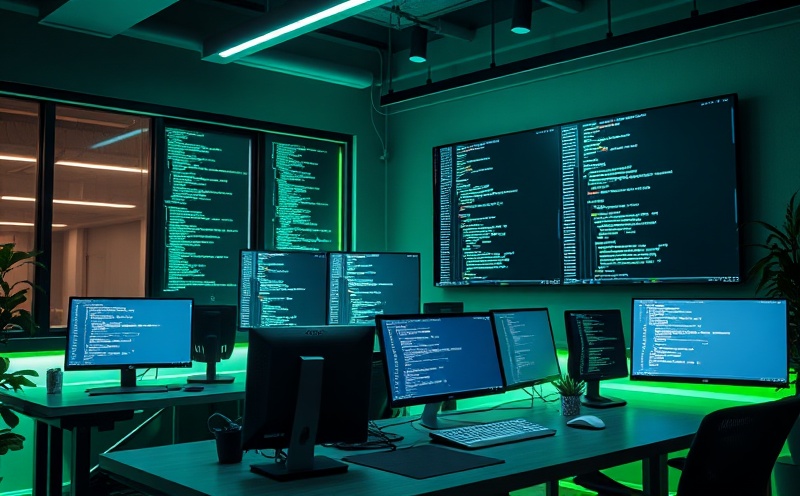 Enterprise Platform Development - Modern tech workspace with developer tools