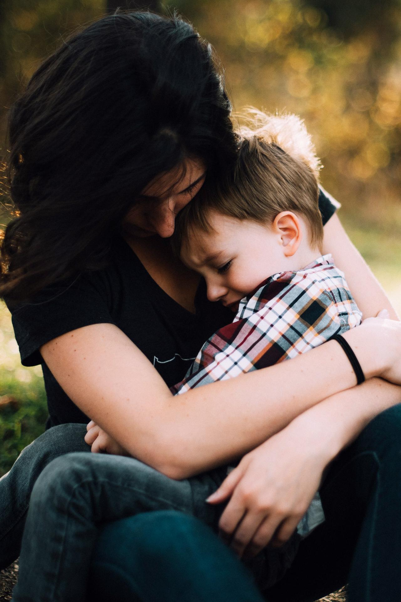 During a family vacation to the Smoky Mountains our son had a challenging moment.. but he sought and found comfort in the arms of his mom.