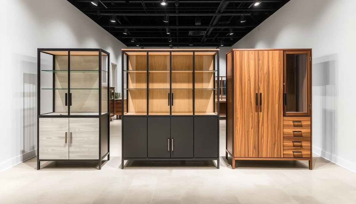 Custom case goods showcase