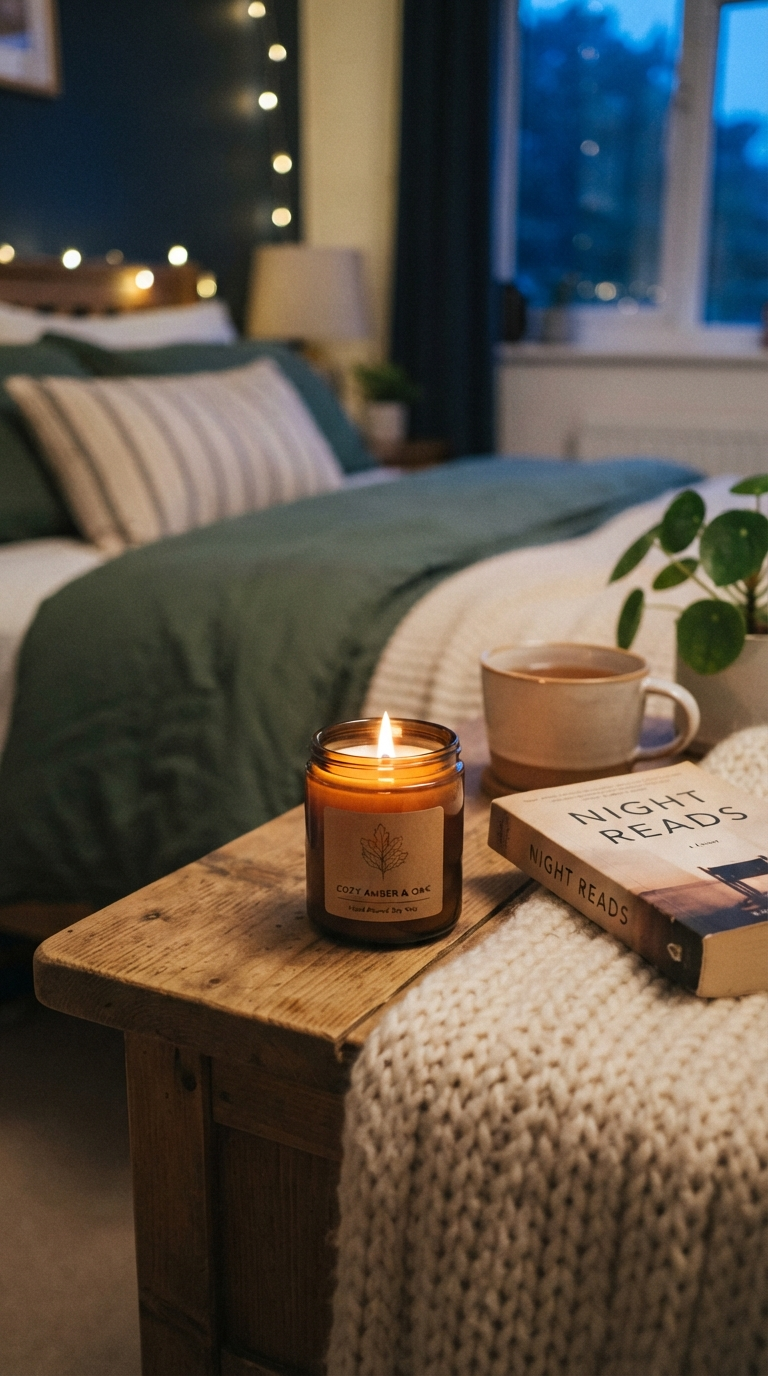 Dusk, one match, amber glass — UGC video for Fable & Fern