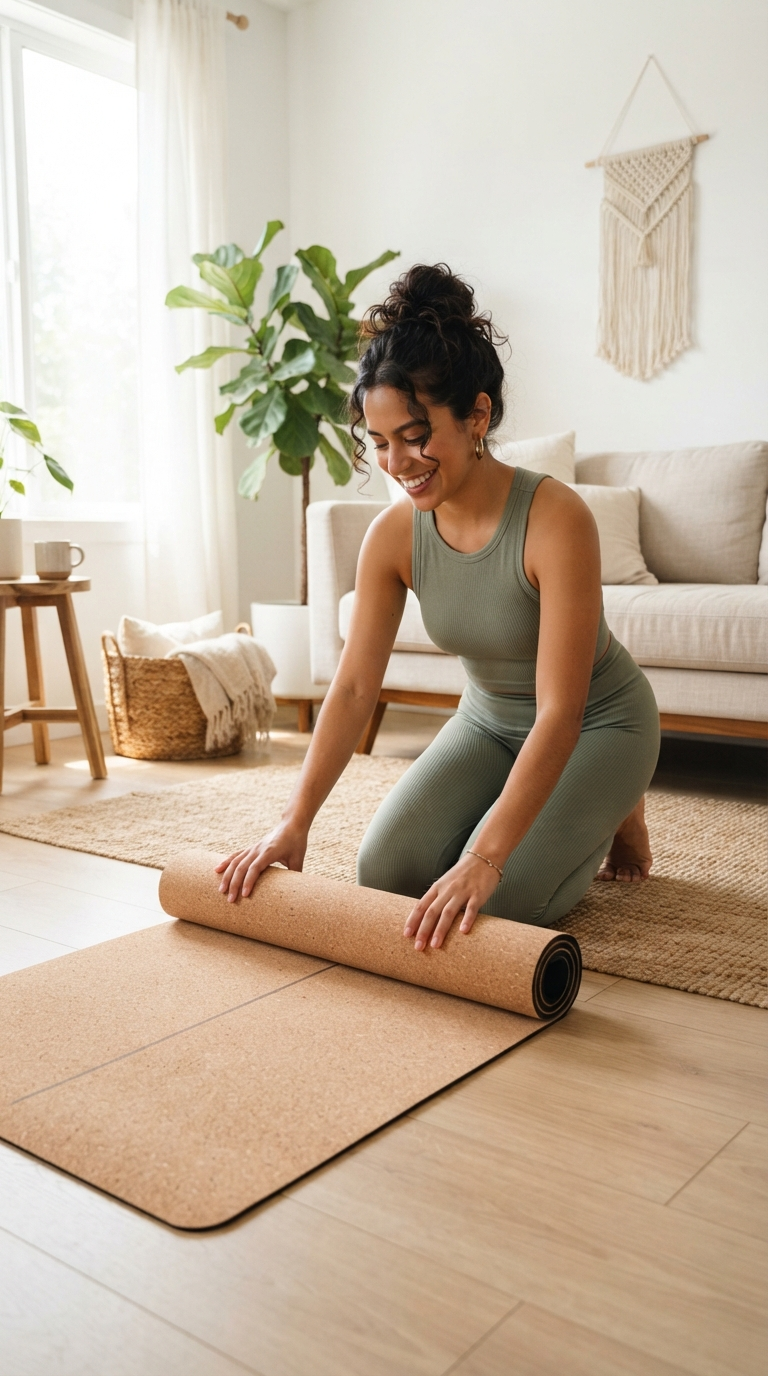 Cork mat, cold floor, warm review — UGC video for Verdant Days